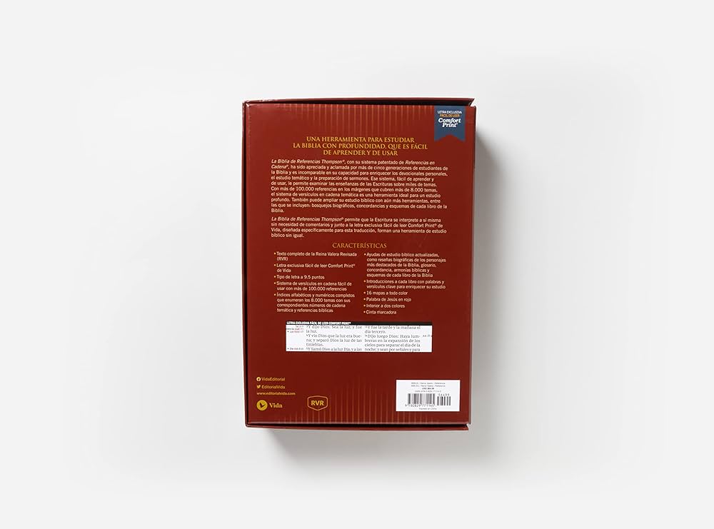 Amazon.com: RVR, Biblia de Referencia Thompson, Leathersoft